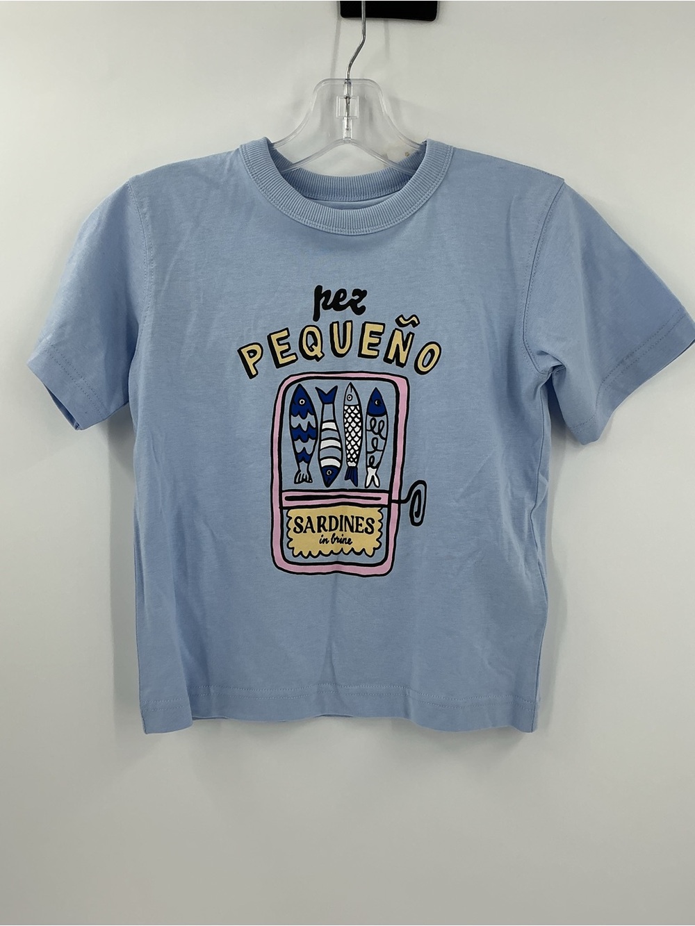 Cotton On Light Blue 'Pez Pequeño' Graphic Tee